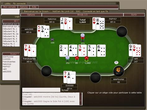 poker gratuit - jouer sans téléchargement