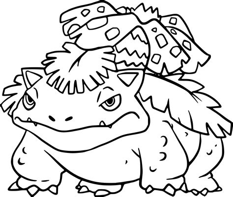 Search through 623,989 free printable colorings at getcolorings. Venusaur Coloring Page at GetColorings.com | Free ...