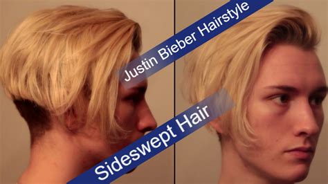 Hair transformation haircut hairstyles video hair cutting. Justin Bieber Hairstyle Tutorial | Mens Side Swept ...