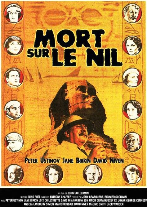 Johar, george kennedy, angela lansbury, simon maccorkindale, david niven, maggie smith, jack warden, harry andrews, sam. Mort sur le Nil (Death on the Nile)