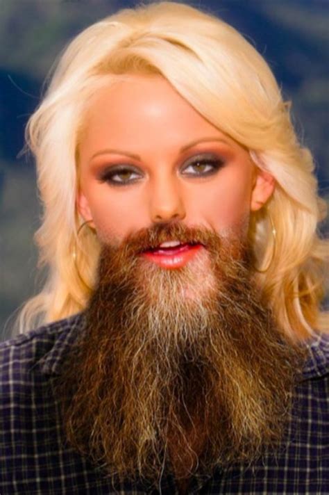 In recent years, awareness campaigns like hairy awarey and we can face it have circulated data on the causes and consequences of female facial hair and encouraged women to embrace what they've got. 30 Female Celebrities with Beard and Body Hair! - FunCage