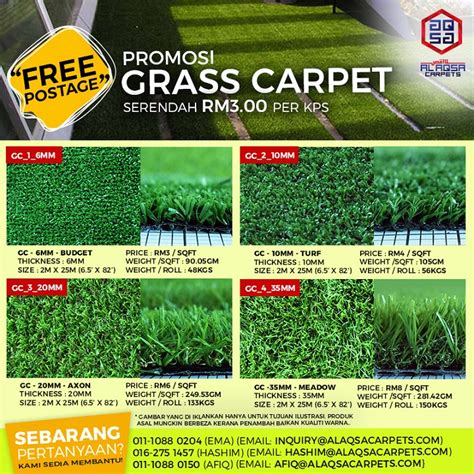 Carpet grass is a creeping, perennial, warm season grass. Karpet Rumput Murah: SUPER CHEAP CARPET GRASS NOW ...