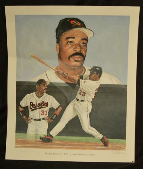 More than 30000 people heard murray talk about. Eddie Murray Limited Edition signed 500th Homerun ...