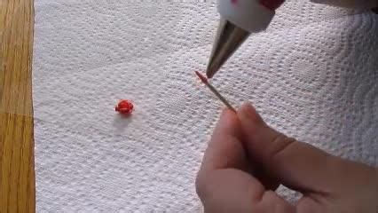 Choose any one of the petals to be petal #1. Toothpick roses made easy | Wedding cookies decorated ...
