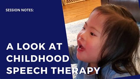 Early intervention is really important and the government knows that and makes it available. Achieva Early Intervention Session Notes: Speech Therapy ...