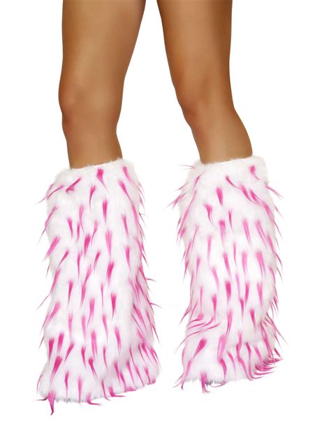 Wholesale classic camel color women sheepskin snow boots winter boots white wool fur accessory. Leg Warmer: Fur Leg Warmer - White/Hot Pink BUY IT NOW ...