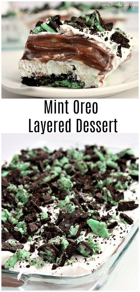 Otherwise, this is a wonderful, very easy dessert. This Mint Oreo Lasagna is layers of Mint Oreo, chocolate ...
