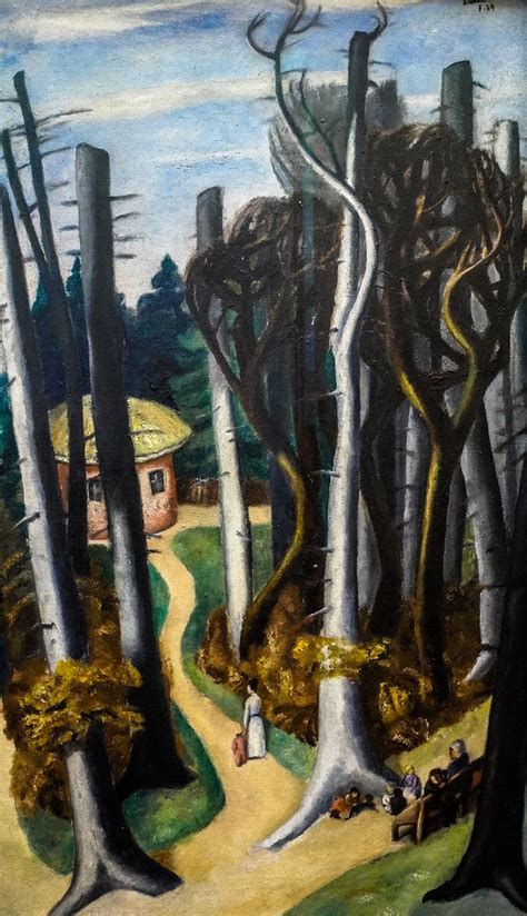 Die parkanlage wiegt sich um den schlachtensee und. Max Beckmann - Spring Landscape (Park Louisa), 1924 at ...