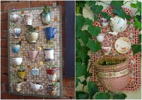 A photo gallery showing creative ideas for using easels as art and planters in the garden. 10 Mosaic Wall Art Ideas That Will Leave You Mesmerized