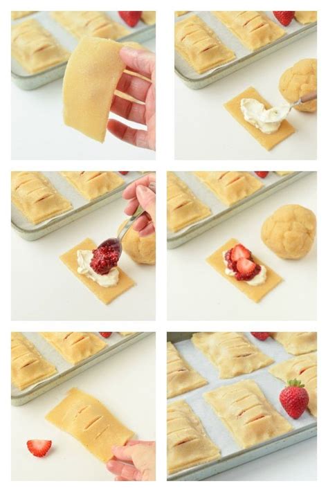Flatten out the dough ball and roll out into a circle, about 5 inches in diameter. Keto pop tarts strawberry low-carb pastry - Sweetashoney ...