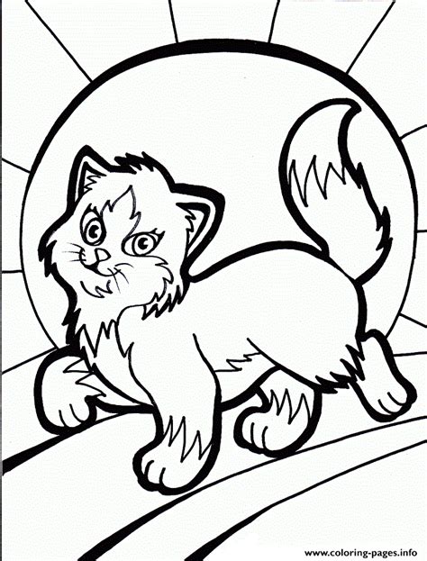 Click on any of the pictures of dogs above to start coloring. Rich Cat Walking Kitten3531 Coloring Pages Printable