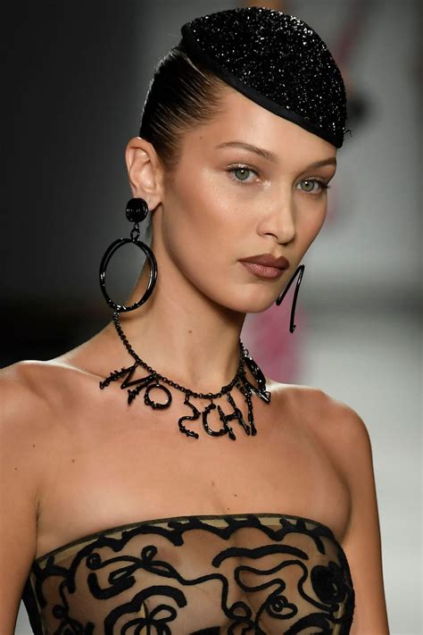 The bbi project incorporates the following infrastructure components: BELLA HADID at Moschino Runway Show at Milan Fashion Week ...