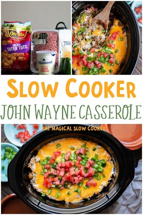 Recipes include —beef stew with dumplings —shrimp creole —thai chicken. Slow Cooker John Wayne Casserole | Recipe | Healthy ...