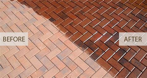 Sealing brick pavers such as a porch, patio, sidewalk, or driveway will have numerous benefits to the pavers and entire brick paver area. Why Seal Pavers? | Stonemark Hardscapes