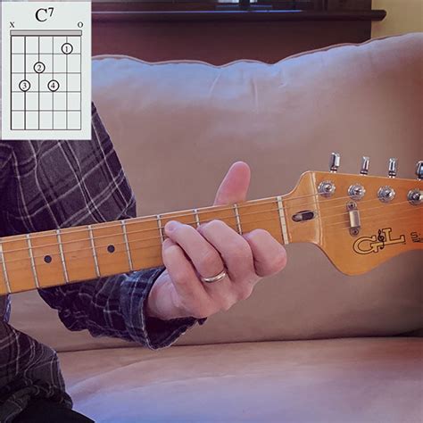 So sieht der g7 akkord aus. How to Play 7th Chords on Guitar - Let's Rock School Of Music
