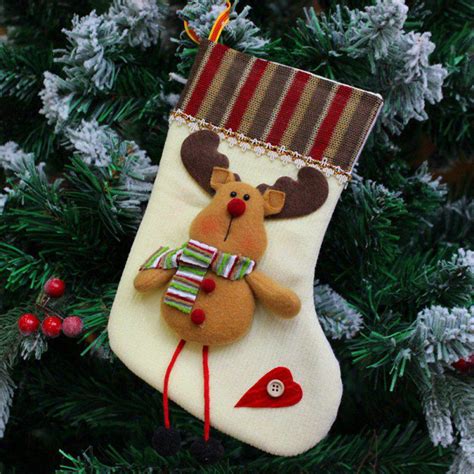 Ceramic christmas stocking with candy cane and stuffed. Aliexpress.com : Buy Christmas Stocking Candy Gift Bags Pressure Santa Claus Christmas Stocking ...
