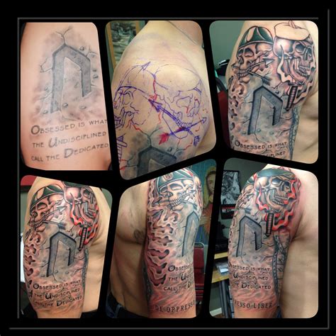 Two arrows crossing paths can also symbolize friendship and a lifelong bond. My latest work. Finishing up a half sleeve. The Special ...