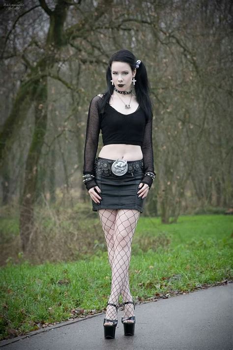 Pretty blonde attempts bbc anal. Pin by Rikus on fishnet | Gothic outfits, Goth fashion