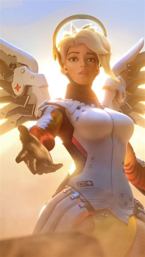 Enjoy our curated selection of 303 mercy (overwatch) wallpapers and backgrounds. 1080x1920 Mercy Overwatch Iphone 7,6s,6 Plus, Pixel xl ...