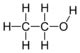 Ethanol is a primary alcohol that is ethane in which one of the hydrogens is substituted by a hydroxy group. Formeleinheit