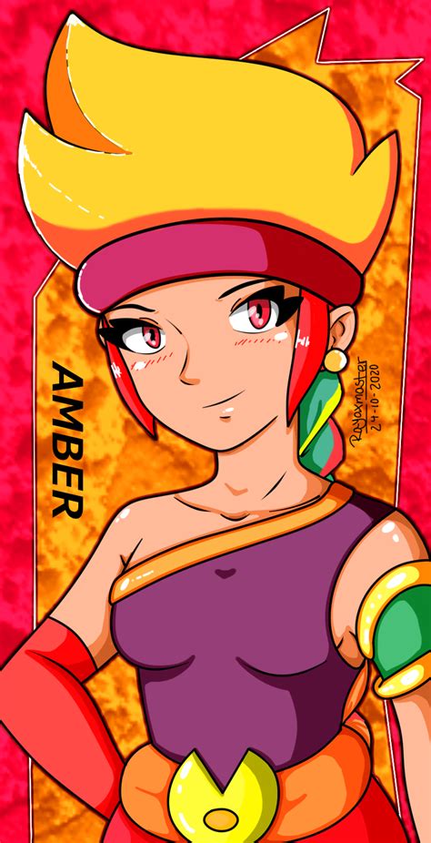 I mean, who else would try to investigate every inch of an image to see if it holds a clue to an update? Amber (Brawl stars) by Rayoxmaster on Newgrounds