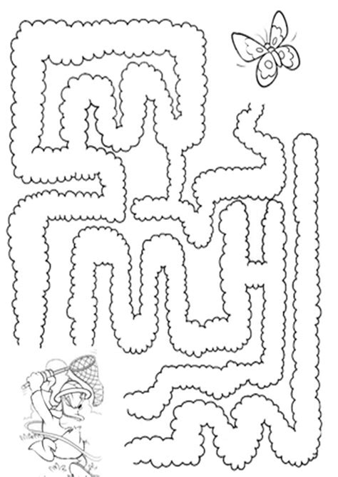 Ausmalbilder für kinder, malvorlagen gratis. Ausmalbilde Labyrinthe-9 | Malen Nach Zahlen