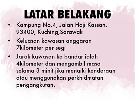 Set induksi isi pelajaran penilaian laman utama sebelum seterusnya 3 3.0 latar belakang ciri fizikal dan budaya kawasan kajian ?· seperti atas kegiatan perdagangan mereka… geo by peachy rich