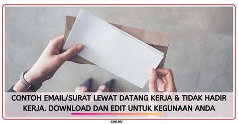 Lebih teruk lagi, dibuang kerja. Contoh Email/Surat Lewat Datang Kerja & Tidak Hadir Kerja ...