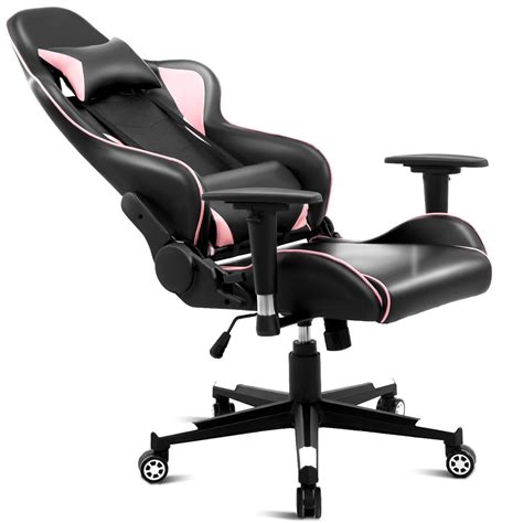Black and white massage gaming chair with lumbar support needless to say, a gamer will benefit a lot needless to say, a gamer will benefit a lot from an ultra comfortable as well as professional gaming chair during gaming time. High Back Gaming Chair with Lumbar Support - 3'/4'/5'ledchristmastreewithredberriespinecones