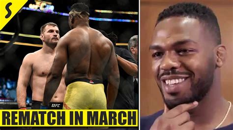 What a moment between ���� @usman84kg & ���� @francis_ngannou! BREAKING: Stipe Miocic vs. Francis Ngannou targeted for ...