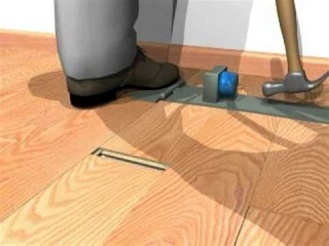 Since the material is thin, laminate flooring cuts quickly when the proper tools are used. Quick•Step® Laminate Flooring Installation - Unifix Tool - YouTube