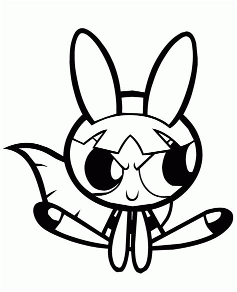 Well, the powerpuff girls is an american superhero animated television series. Blossom And Rabbit Coloring Pages - Coloring Home