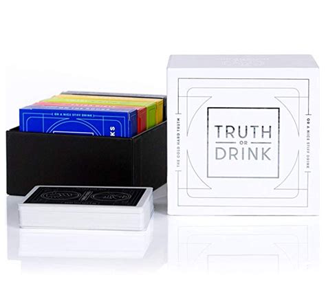 A drinking card game that's also fun to play sober. Amazon.com: Truth or Drink - Fun Drinking Card Game for ...