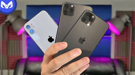 The colors also differ, with the iphone 11 pro and iphone 11 pro max coming in gold, space grey, silver and midnight green shades, while the iphone 11 is more colorful in yellow, purple the iphone 11 also has a glossy back, while the pro models have a matte back, so the look is a bit different. CUAL COMPRAR iPhone 11 vs iPhone 11 Pro vs iPhone 11 Pro ...