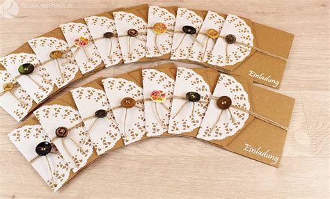 Handgemachte karten zur hochzeit zu basteln ist wie kleine geschenke zu verteilen. Kreativ oder Primitiv?: Einladungskarten zur Hochzeit