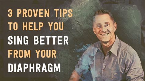 The foundation of singing is learning how to breathe properly. 3 Proven Tips to Help You Sing Better from Your Diaphragm ...