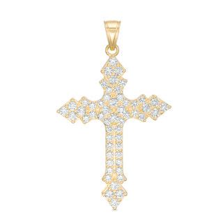 We did not find results for: Cubic Zirconia Gothic-Style Cross Necklace Charm in 10K ...