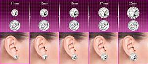 Diamond Earring Size Chart On Ear Inf Inet Com