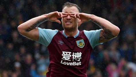 Burnley football club, burnley, united kingdom. Ashley Barnes Signs New Burnley Contract Until at Least ...