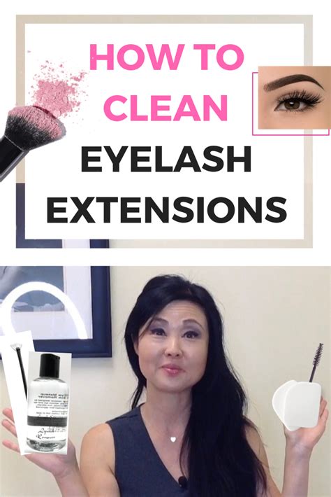 Brushing the lashes every day is a. How to Clean your Eyelash Extensions | Eyelash extensions ...