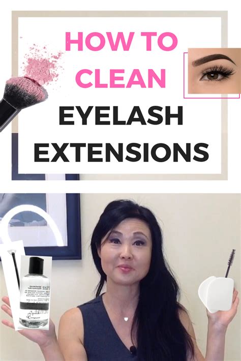 Wash your face with lash extensions. How to Clean your Eyelash Extensions | Eyelash extensions ...