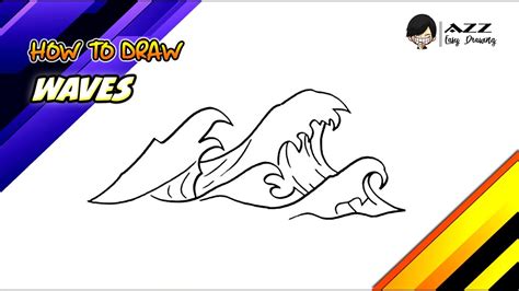 Another way to think of these sets is as basically one line with a break in the middle. How to draw Waves step by step - YouTube