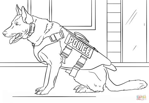 German Shepherd Coloring Pages Picture - Whitesbelfast