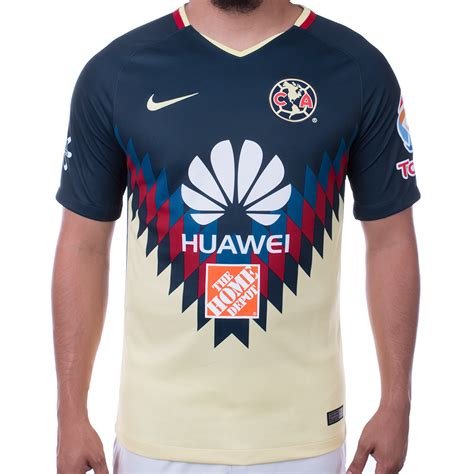 Club américa realiza actividad con fundación durante el tour águila. Club América 17/18 Nike Home Kit | 17/18 Kits | Football ...