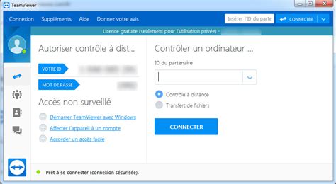 Provide spontaneous support for friends and family, or access applications on your home. Télécharger TeamViewer 14.0.13880 gratuitement pour Windows/macOS/Linux/Android/iOS