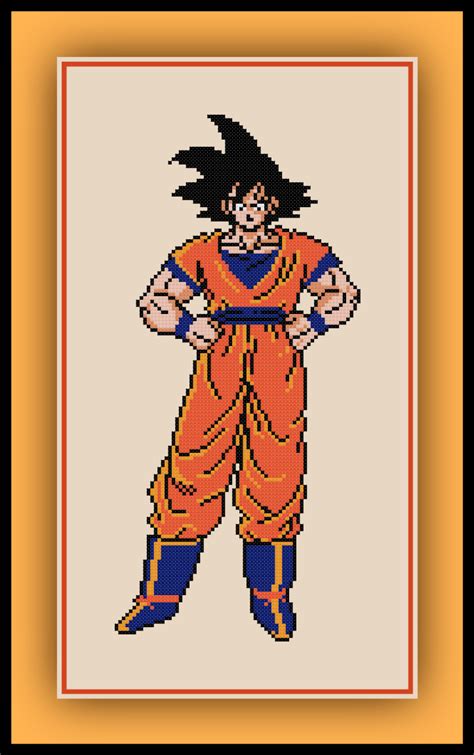 Total 10 designs.hope you'll find something here for your next cross stitch project. Free Goku Cross Stitch Pattern Dragon Ball Z | Cross ...