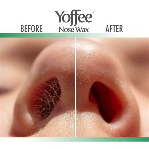 I recommend you look into laser hair removal or needle electrolysis if you can at all afford it. Yoffee Nose Wax Nasal Hair Removal with Natural Beeswax ...