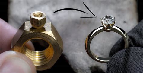 Interested in seeing how much jewelry insurance could cost you per year? Geekery: Watch a Jeweler Turn Brass Hex Nuts into an ...