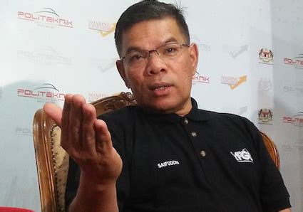 Yb datuk seri saifuddin nasution bin ismail, minister of domestic trade and consumer affairs malaysia, giving the luncheon. No reconciliation between Anwar and Azmin, says PKR sec ...