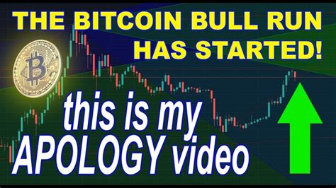 If history is any teacher (and it often is) there will be more than a few. Bitcoin bull run has started! This is my apology video! also my TA showing we are in a BTC ...